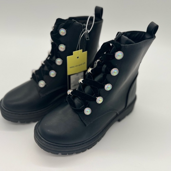 Girls' Zara Combat Boots Black - art class - Picture 5 of 7